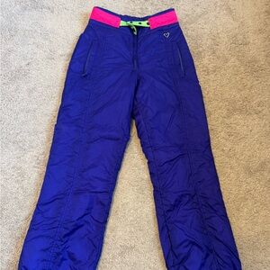 Obermeyer Purple and Pink ski Pants